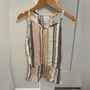 NWT Target art class girls racerback striped tank top XS
